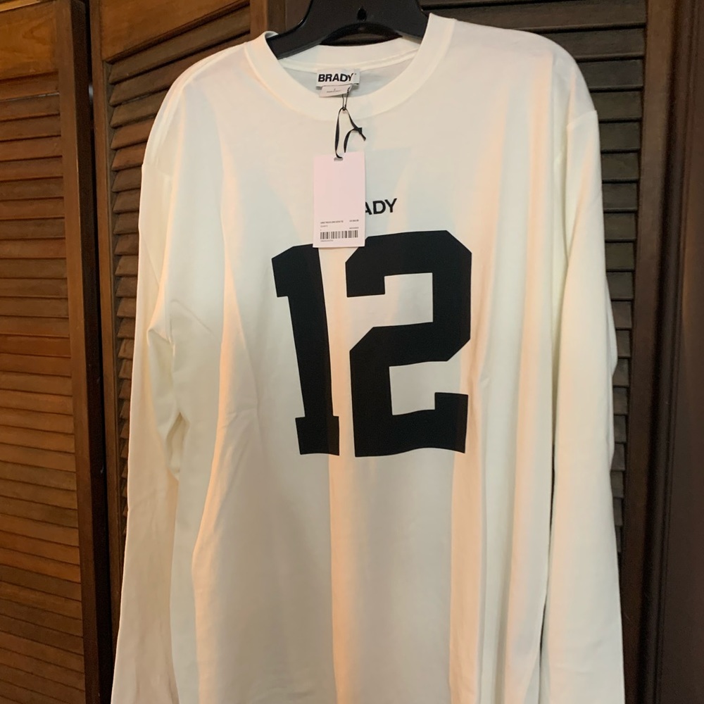 Brady Brand cotton big twelve long sleeve shirt- Size Large- BRAND NEW